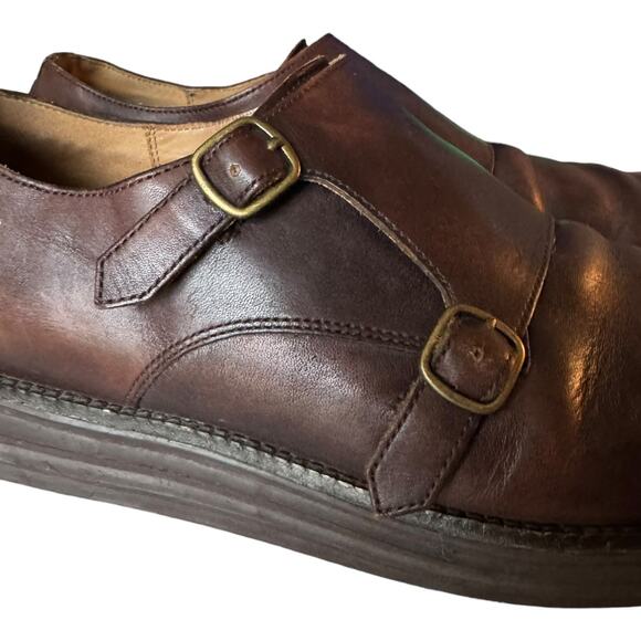 Cole Haan LunarGrand Double Monk shoes brown size 11 - Picture 8 of 12